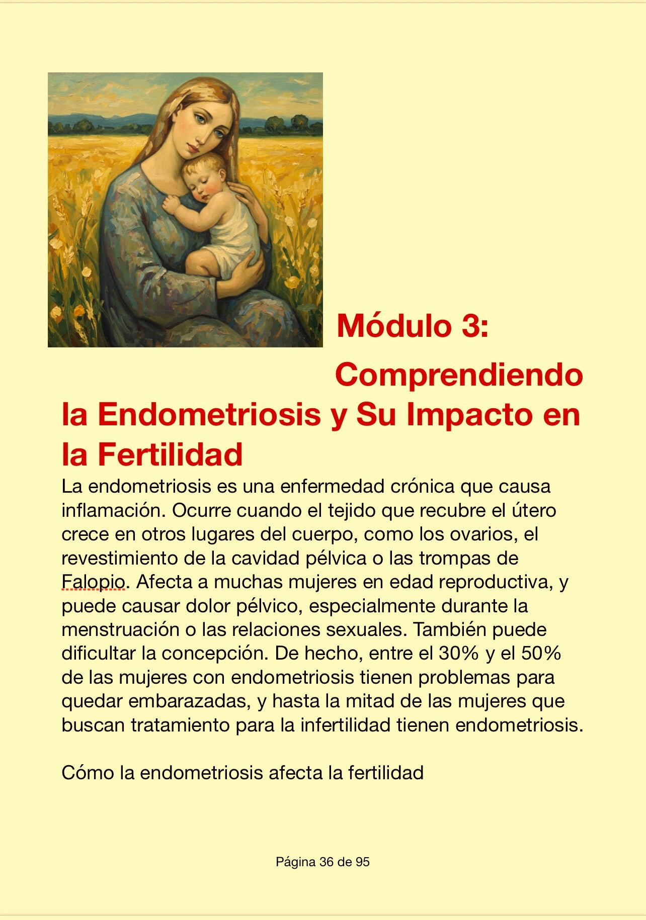 Programa de Fertilidad | Logra el embarazo natural con SOP o endometriosis o prepara una FIV