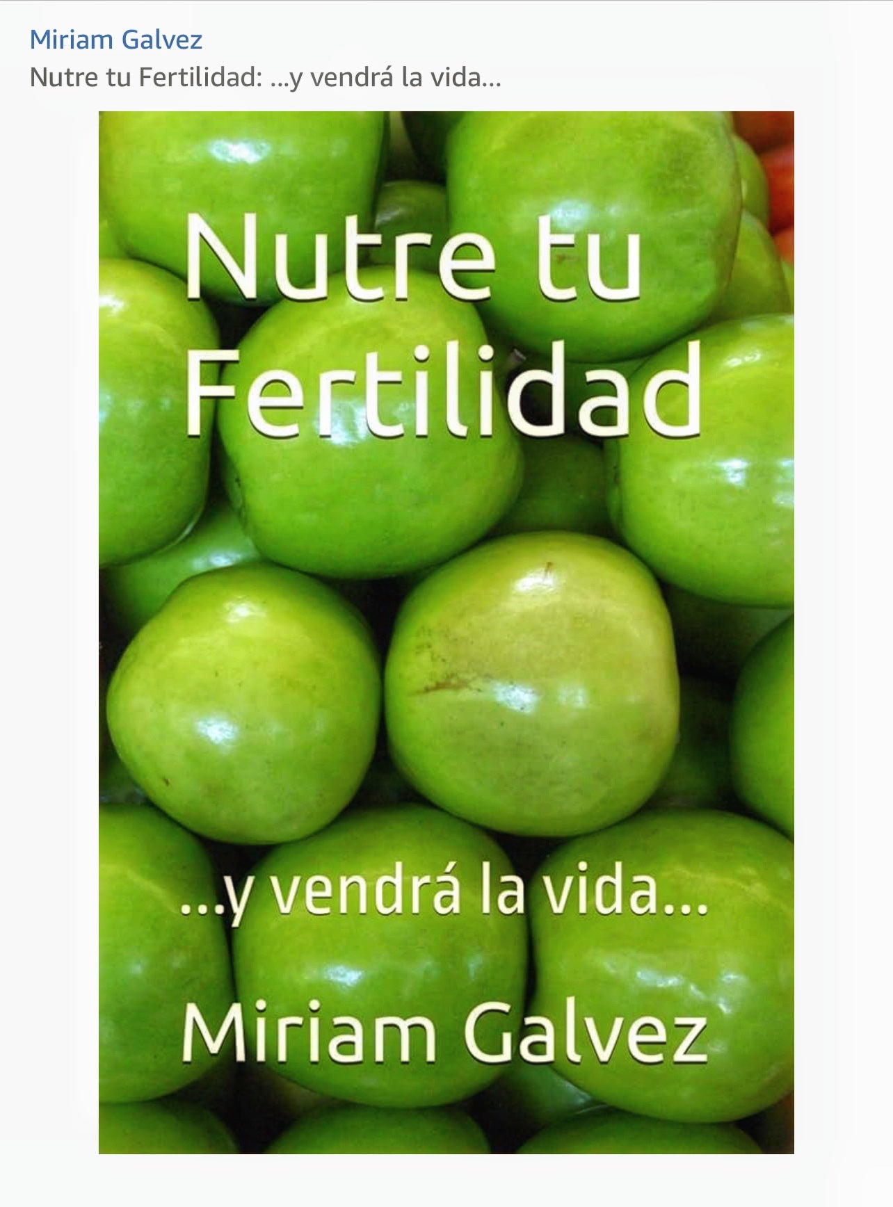 Libro Nutre tu Fertilidad